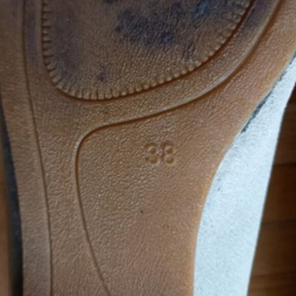 Grey and black elegant ballerinas flats shoes - Picture 7 of 8